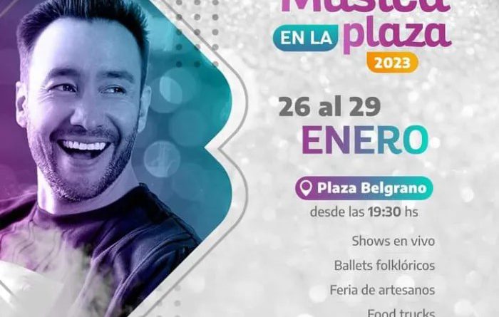 Luciano Pereyra brindará un show gratuito en Luján, su ciudad natal